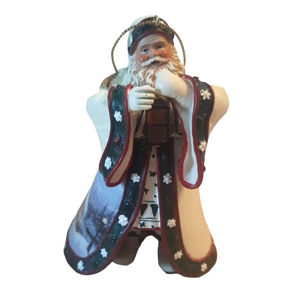 Dawn of Christmas Day Thomas Kinkade Santa Claus Heirloom Christmas Ornament - Picture 1 of 10